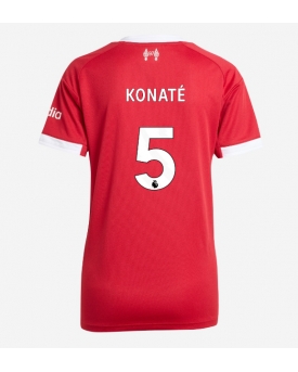 Billige Fotballdrakt Liverpool Ibrahima Konate #5 Replika Hjemmedrakt Dame 2025-26 Kortermet Billige Fotballdrakt Liverpool Ibrahima Konate #5 Replika Hjemmedrakt Dame 2025-26 Kortermet